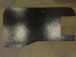 Fülkekárpit első, bal, radiátorhoz, fekete, gyári - IFA W50